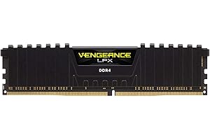 Corsair Vengeance LPX 16Go (1x16Go) DDR4 2400MHz C16 XMP 2.0 Kit de Mémoire Haute Performance - Noir