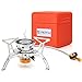 Produktbild Winddicht 3200 W Tragbar Camping Gaskocher, Rucksack Herd, mit praktischer Piezozündung, langlebig & faltbar leicht Split Brenner mit Tragetasche