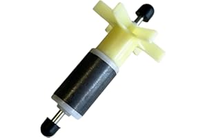 JZSMY for Lay Z Spa Water Pump E02 Fix Replacement Rotor Impeller with Stainless Steel Shaft (Yellow)