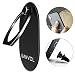 Produktbild Ganvol 360° drehbarer Smartphone Fingerhalter Ultra dünn | mit Metallplättchen für Auto Magnet KFZ Halterungen | Leicht Handy Ringhalter | Finger Fitness Griff Halter Halterung Hand Ring Sport Ständer, schwarz