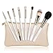 DUcare 8Pcs Travel Makeup Brushes Goat Synthetic Hair Cosmetic Set with Case