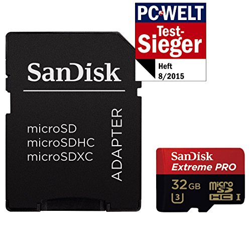 SanDisk Extreme Pro microSDHC 32GB bis zu 95MB/Sek, Class 10, U3 Speicherkarte - 5