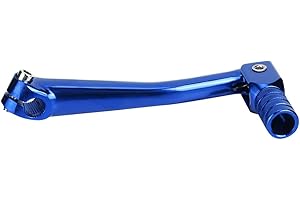 Reminnbor Gear Shifter Shift Lever CNC Aluminum Motorbike Folding Gear Shift Shifter Lever Modification Accessory for Motorcycle Dirt Bike 150x65mm(Blue)