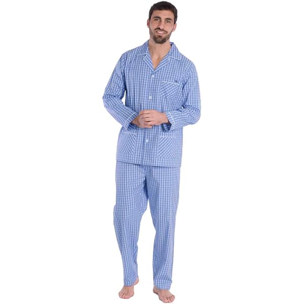 Pijamas 100% Algodon Babelo Homewear Pijama De Hombre Conjunto