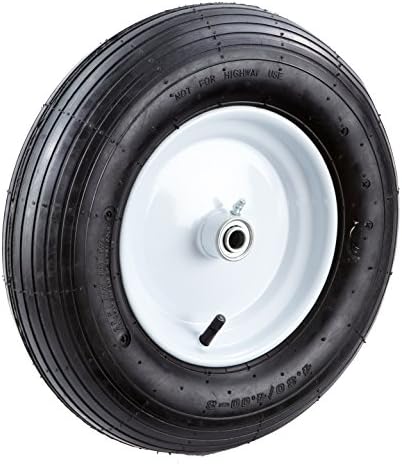 Tricam Farm and Ranch FR2210 Pneumatic Replacement Tire for Wheelbarrows and Utility Carts, 16-Inch