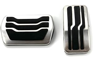 MJHQMIK Pedal aus rostfreiem Stahl. für Ford Focus KUGA Escort Escape C Max S Max Mondeo Fusion MK4. für Mazda3. für Lincoln MKC