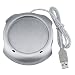 Produktbild Unitedheart Getränkebecher Silber 4 Port USB-Nabe Tee Kaffeetasse Wärmer 50 ° C Max. Flüssigkeitstemperatur Elektrischer Wärmer Für PC-Heizer-Pad