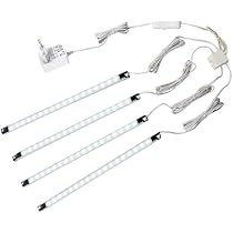 Kit Luci LED RGB Per Armadio - 4 Barre Da 30 Cm, Controllo App E Telecomando, Sincronizzazione Musica, Multi-colore