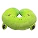 HuaYang Soft Cartoon Style U Shape Neck Rest Pillow Cushion For Car Airplane Travel(Frog)