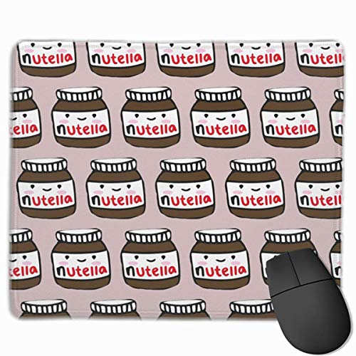 Preisvergleich Produktbild Delicious Nutella Personalized Design Mauspad Gaming Mauspad with Stitched Edges Mousepads, Non-Slip Rubber Base, 300 x 250 x 3 mm Thick - Best Gift Idea