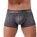 Produktbild Boxershorts Unterwäsche Boxer Basic Unterwäsche Herren Unterhosen Männer Unterhose Pants Retroshorts Baumwolle Shorts Sports Boxer Shortboxer Unterwäsche LMMVP (XL, Schwarz)