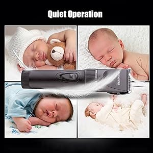 Woolala Professional Cordless Rechargeable Hair clippers for Adults and Kids Sound-off Hair Clips Set with 4 Combs Guide - Image 6
