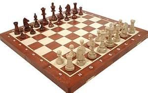 Schach Schachspiel aus Holz - Turnierschach Staunton No 4: Amazon.de