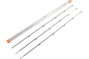 VOOTNIFIG Versatile Fiber Glass Top Tip Fishing Rod Accessory 0-60g Lightweight Carp Feeder Rod for Long Time Angling(356)
