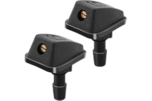 BIVBWQU 2 Pezzi Piccoli Getti Lavavetri per Parabrezza, Uugelli Spruzzatori Universali Acqua Tergicristallo con Ugello Auto Parabrezza Anteriore Ugello