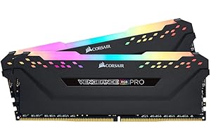 CORSAIR VENGEANCE RGB PRO 16GB (2x8GB) DDR4 3600 (PC4-28800) C18 AMD Optimized Memory – Black