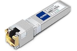 FLYPROFiber 10G-T SFP+ to RJ-45, 10GBase-T Transceiver - 1.25/2.5/5/10G Copper Module Compatible with Cisco, Meraki, Ubiquiti, Supermicro Netgear and More - Supports Cat6A/Cat7-100ft/30M