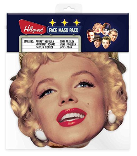 Star Einbauöffnungen smp67 „Classic Hollywood Maske aus Pappe (6 Stück) - 2