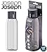 Price comparison product image Joseph Joseph Dot Hydration 600ml Grey Water Bottle With Counting Lid For Tracking Intake