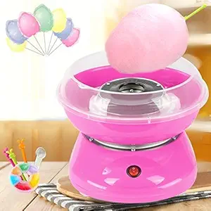 TOAVI Cotton Candy Maker Machine Electric Candy Floss Maker Machine with Detachable Splash Guard + Sugar Spoon+ 10 Bamboo Sticks for Kids (Multicolor)