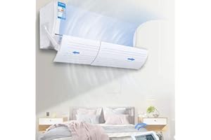 DYBOHF Deflettore per condizionatore Universale, Portatile Regolabile Deflettore Aria Condizionata per Condizionatori da Parete per casa/Ufficio, Anziani, Neonati, Donne in Gravidanza