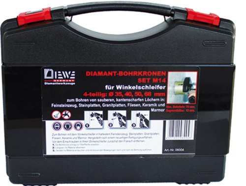 Diewe 06004 Fliesen-Bohrkronen Set 4-teilig - 2