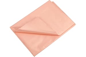 GORGECRAFT 110 * 205cm EMF Protection Fabric Light Salmon Plain EMI, RF & RFID Shielding Copper Fabric Faraday Cloth Cage Protection Diy Enclosure Wireless Shield for Wifi Cell Rfid Protect