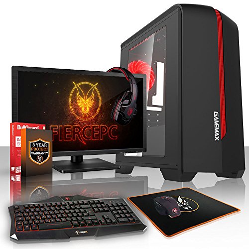 Fierce ULTRA SCHNELLE Zweikern Familie Gaming PC - 3.9GHz AMD A-Series A4-6300 - Gaming, Büro, Familie PC - (WIFI, 8GB RAM, 1TB Festplatte, R7 Serie Grafik) - 220430
