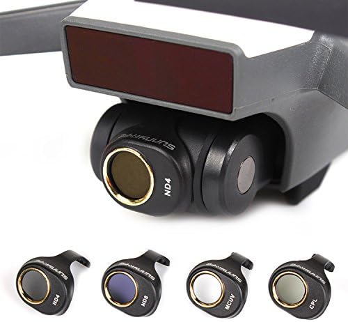 4 Packs Lens Filter Set For DJI Spark Multi-Layer Coating Films MCUV CPL ND4 ND8 Camera Filters - CreaTion