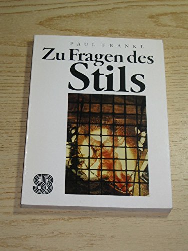 Zu Fragen des Stils