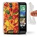 Produktbild Stuff4 Gel TPU Hülle / Case für HTC Desire 510 / Nussbaum/Orange Muster / Herbstblätter Kollektion