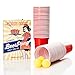 Produktbild Lumaland Partybecher 50 Stück und 3 Beer Pong Bälle als Set 16 oz Beer Pong Trinkbecher extra stark rot