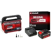 Einhell PRESSITO 18/25, Ak&uuml;l&uuml; Kompres&ouml;r + Einhell 18V 4,0 Ah PXC Starter Kit, Ak&uuml; &amp; Şarj Cihazı