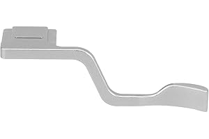 Haoge THB-XT4S Metall Blitzschuh Daumen Griff Daumengriff Handgriff für Fujifilm Fuji X-T1 X-T2 X-T3 X-T4 XT1 XT2 XT3 XT4 Kamera Silber