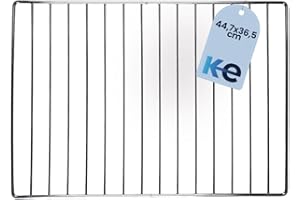 Anakel Home Grille de four universelle 447 x 365 mm | Compatible avec tous les modèles et marques | Robuste, facile à installer et durable | Remplacement parfait pour les fours et grills
