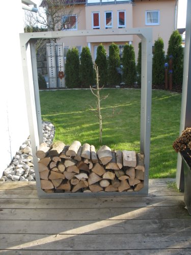 Kaminholzregal Metall feuerverzinkt - 2