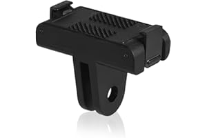 lasuroa 2pcs Magnetic Camera Mount for DJI Osmo Action 5 Pro/4/3, Quick Release Adapter with Strong Magnet Expansion Tripod Selfie Vlogging Action Camera Accessories