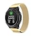 Produktbild Altsommer Armband 22mm für Garmin Forerunner 935 Milanese Magnetic Edelstahl mit Interlock-Verschluss, Edelstahl Mesh Magnet mit Schnellverschluss Replacement für Damen Herren (Gold)