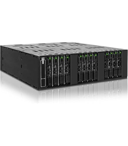 Backplane pour disque dur SAS/SATA de 2,5 - Rack mobile HDD / SSD avec échange à chaud Backplane pour disque dur SAS/SATA de 2,5 - Rack mobile HDD / SSD avec échange à chaud