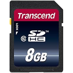 Transcend TS8GSDHC10 - Tarjeta de memoria de 8 GB (clase 10, 30 MB/s)
