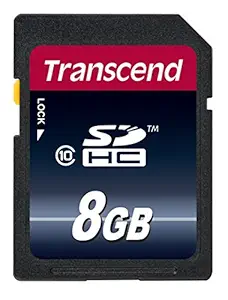 Transcend 8GB TS8GSDHC10 (Class 10) Flash Memory