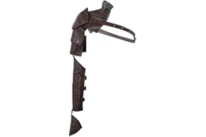 Aislor Gothic Steampunk Shoulder Armors PU Metal Rivets Arm Armor Cuff Body Chest Harness Cosplay Costume Accessory