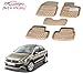 Auto Pearl - Premium Quality Car 3D Croc Textured Beige Mats For - Volkswagen Vento RS.1200.00