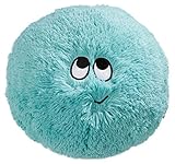 FLAUSCHN Kuschel-Kissen Kinderflauschkissen mit lustigem Gesicht Durchmesser 35 cm super kuschelweich (TÜRKIS) FLAUSCHN Kuschel-Kissen Kinderflauschkissen mit lustigem Gesicht Durchmesser 35 cm super kuschelweich (TÜRKIS)