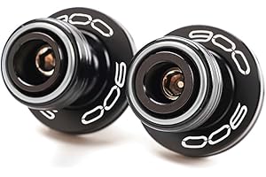 LLIDFONK Für Kawasaki Z900 Z 900 Z900RS Z900SE Z900ABS Z900 RS SE ABS 2017-2024 2025 Aluminium M8 Motorradzubehör Schwinge Spulen Schieber Stand Schrauben (Titan)