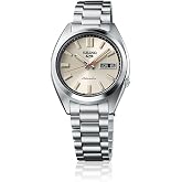 SEIKO Erkekler i&ccedil;in Otomatik Saat - 5 - Spor - Tarih Takvimi ve Aydınlık Eller ve İşaretleyiciler, 100 m Suya Dayanıklı