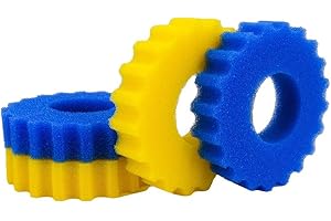 AquaOne Esponjas de repuesto para filtro de estanque CPF-2500, filtro de estanque, set de esponja de repuesto para arroyo y filtro depurador UVC