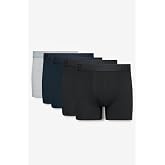 Grimelange KONSTA Erkek Trunk 5'li Paket Pamuklu Likralı Esnek Kumaş Siyah - Lacivert - Grimelanj Boxer