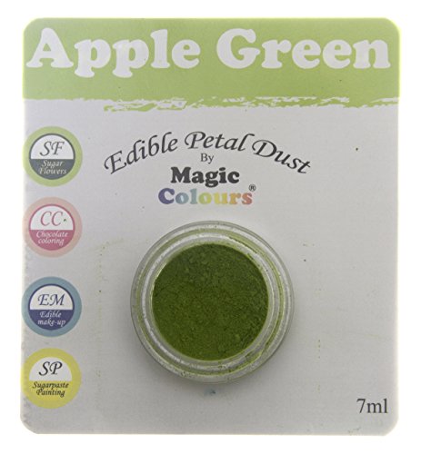 Preisvergleich Produktbild Magic Colours, Edible Petal Dust - Apple Green, 7 ml