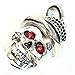 Produktbild Totenkopf Skull USB Memory Stick mit Strass an eleganter Kette Luxus Schmuck 4 GB 4GB Speicherstick 2.0 Flash Drive Excl. von WoC ©